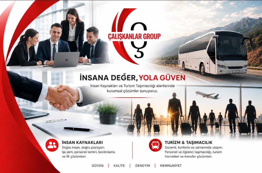 Çalışkanlar Group insan kaynakları ve turizm taşımacılığı kurumsal tanıtım